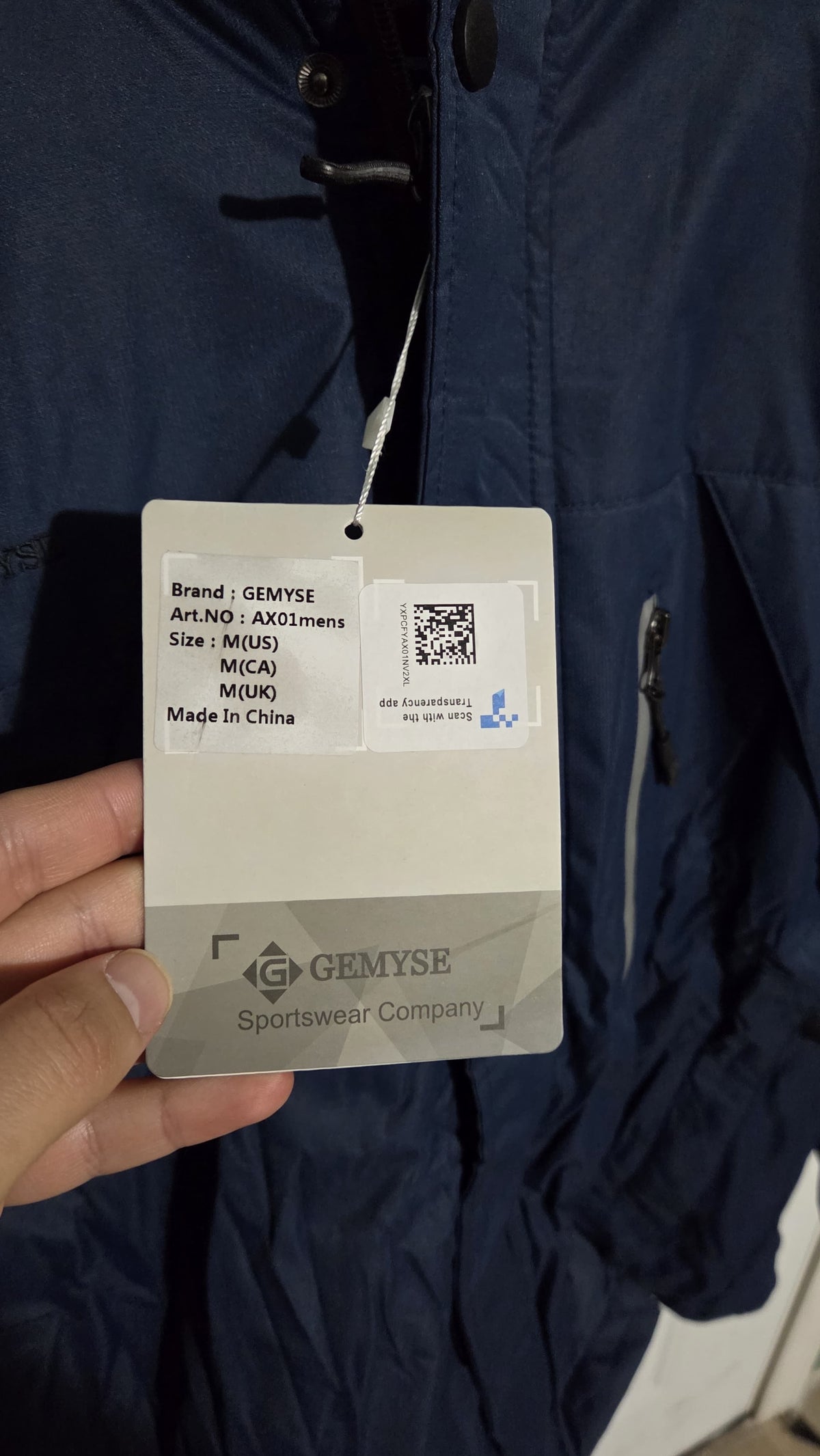 GEMYSE Men's Winter Ski Jacket – Waterproof & Windproof Snow Coat
