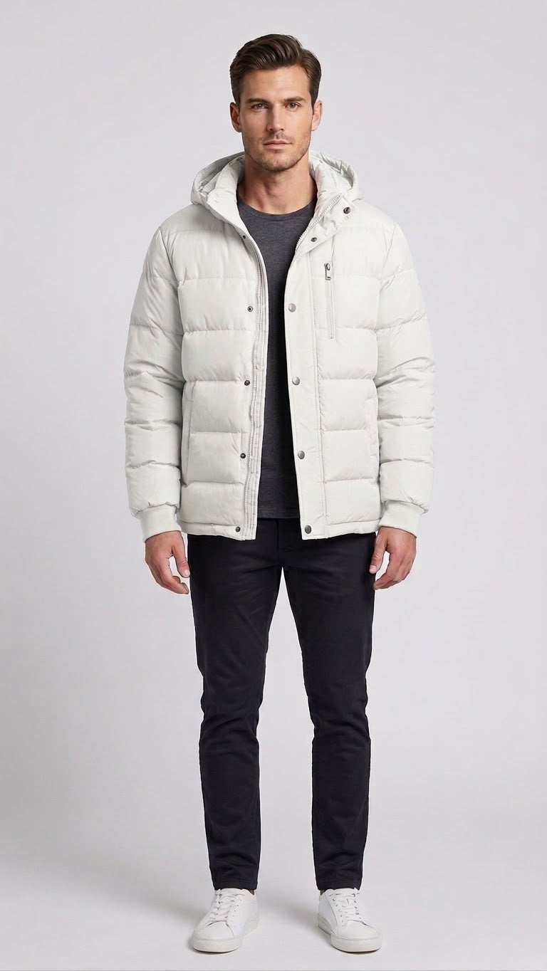 SZORY Men's Hooded Puffer Jacket